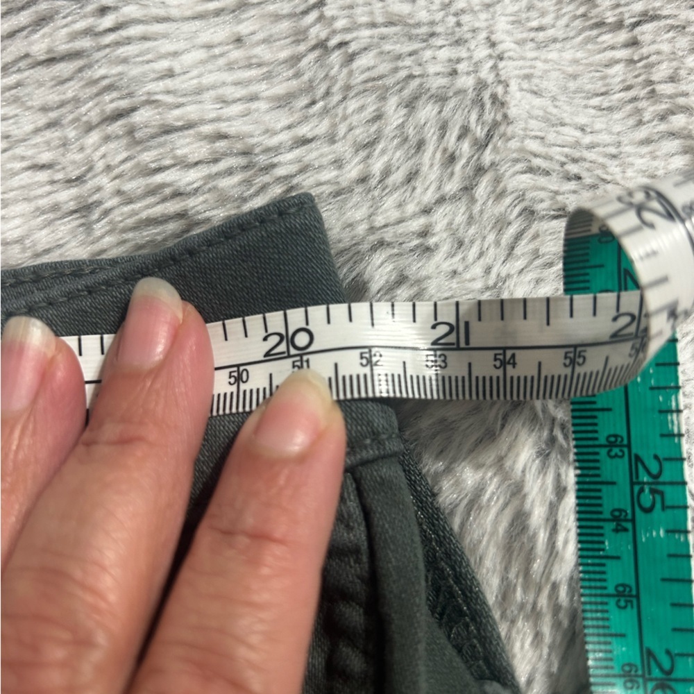 J.Crew Vintage Straight Jeans in Garment Fall Green Dyed Denim Womens Size 35 - Picture 13 of 16